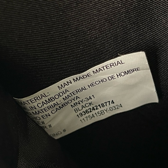 Steve Madden Black Embossed Backpack - Picture 3 of 16